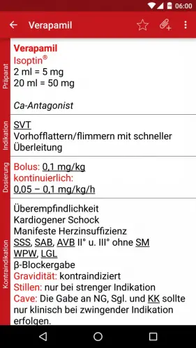 AGN Notfallfibel Screenshot - Medikament